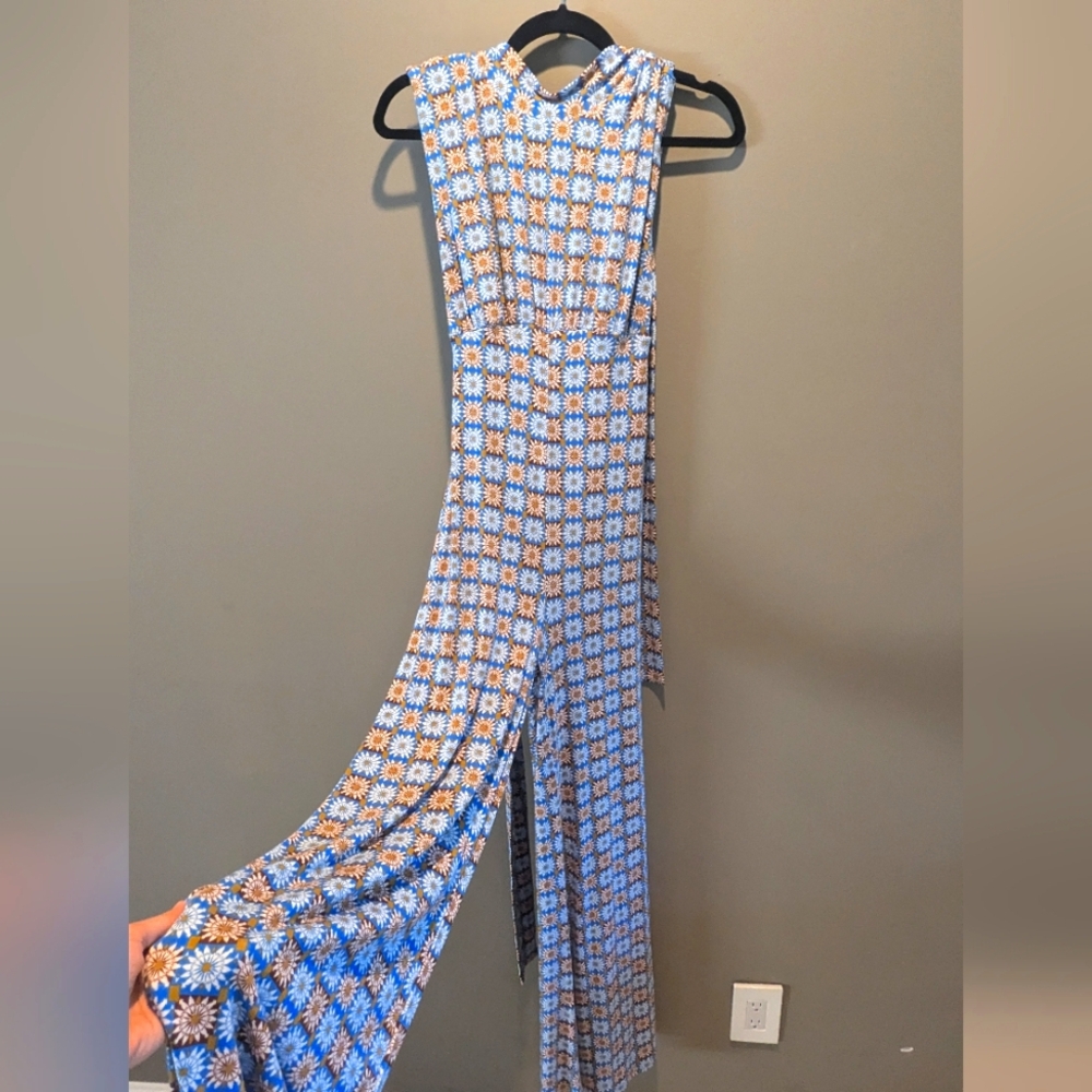 NWT Free People Patterned Jumpsuit XS
